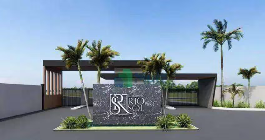 Terreno de  alto padrão no condomínio rio sol, com 412,27m², localizado entre rifaina-sp/sacramento mg.