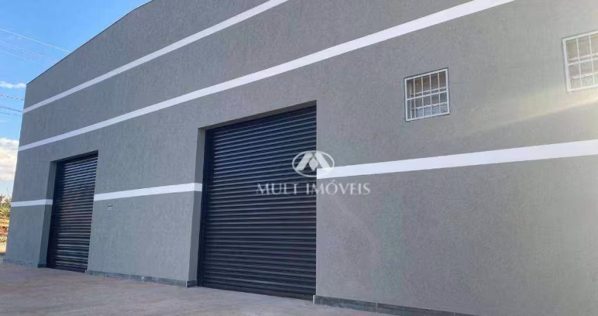 Excelente galpão comercial com localização estratégica na Reserva Macaúba, com área total de 506,25