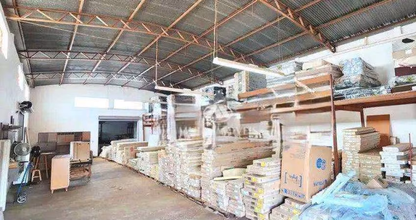 Galpão Comercial em excelente localização no Bairro Jd. Maria Goretti com terreno de 610m² e 454m² de área construída, próximo ao SUS.