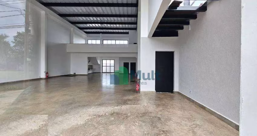 Galpão comercial novo em excelente localização próximo ao condomínio vila romana i  e cia da luz com 355m² de terreno e 345m² de área construída.