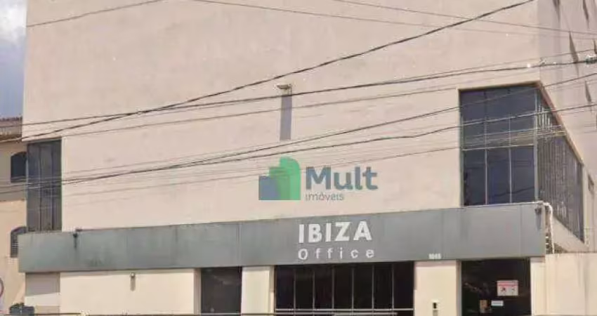 Sala comercial em excelente localização no centro empresarial ibiza office com 61,26m² de área privativa.