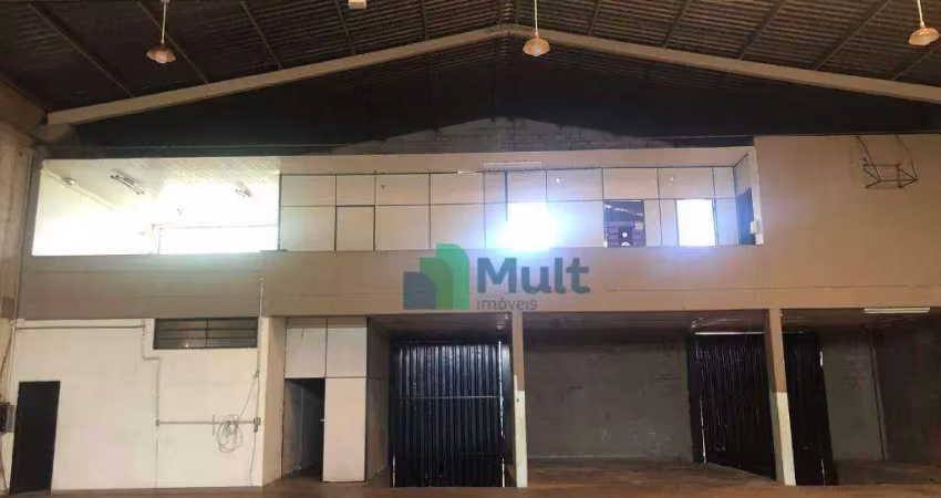 Galpão para alugar, 842 m² - parque industrial lagoinha - ribeirão preto/sp