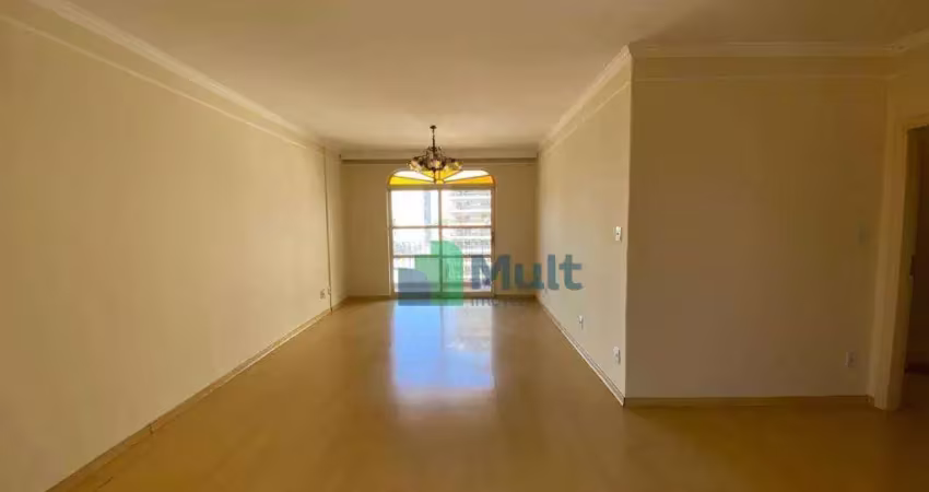 Apartamento com 3 dormitórios para alugar, 146 m² - centro - ribeirão preto/sp