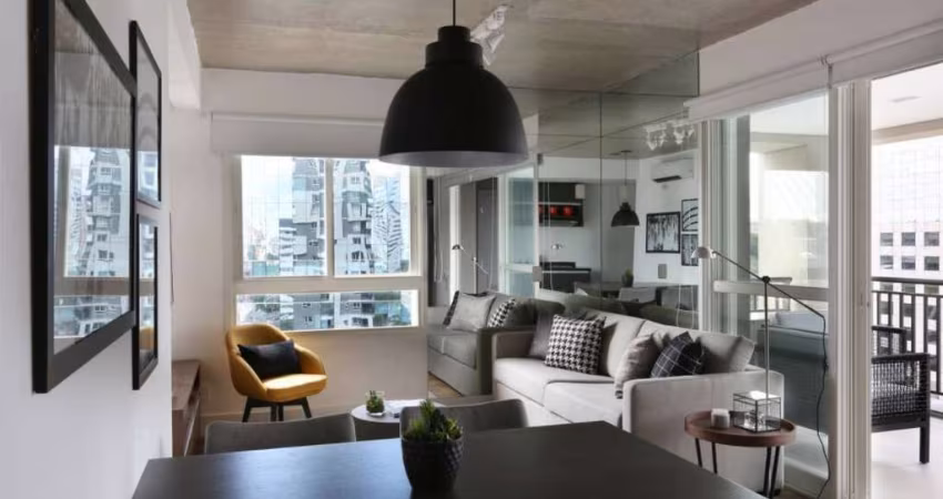 Studio Mobiliado no Brooklin Paulista 63 metros suite 01 vaga 4.800,00