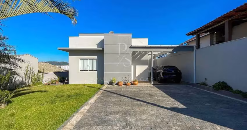 Casa com suíte, piscina e área de festas no avaí – guaramirim