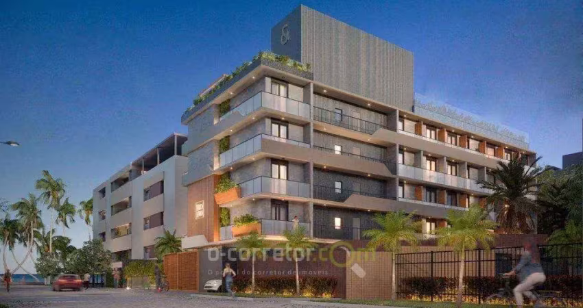 Flat para Venda em João Pessoa, cabo branco, 1 dormitório, 1 banheiro, 1 vaga