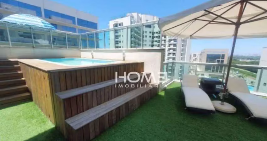 Cobertura com 4 dormitórios à venda, 225 m² por r$ 1.990.000,00 - barra da tijuca - rio de janeiro/rj
