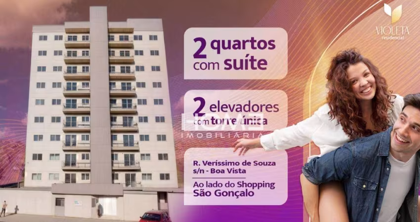 Apartamento com 2 dormitórios à venda, 57 m² por R$ 247.000,00 - Boa Vista - São Gonçalo/RJ