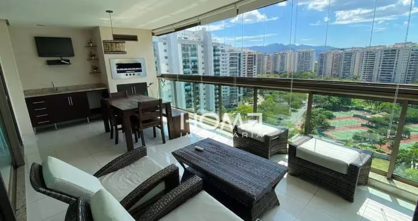 Apartamento com 4 dormitórios à venda, 179 m² por r$ 2.860.000,00 - barra da tijuca - rio de janeiro/rj