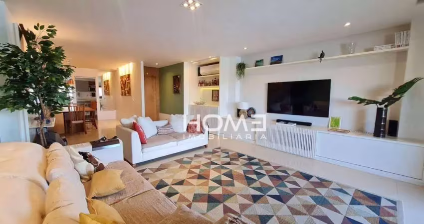 Apartamento com 3 dormitórios à venda, 180 m² por r$ 2.600.000,00 - península - rio de janeiro/rj