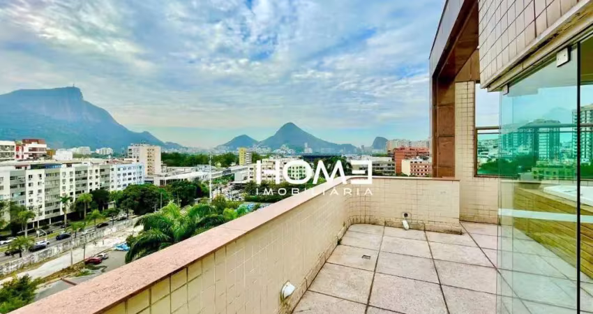 Cobertura com 3 dormitórios à venda, 166 m² por r$ 3.600.000,00 - leblon - rio de janeiro/rj