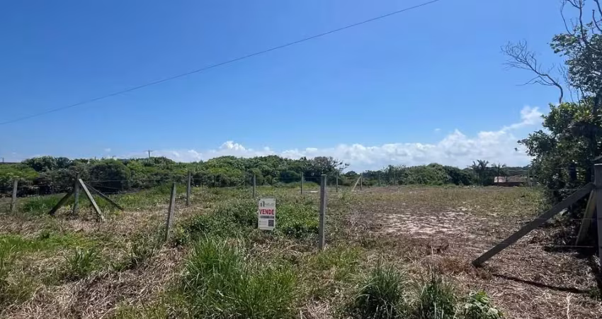 Terreno de frente para o mar e bem localizado na praia do ervino