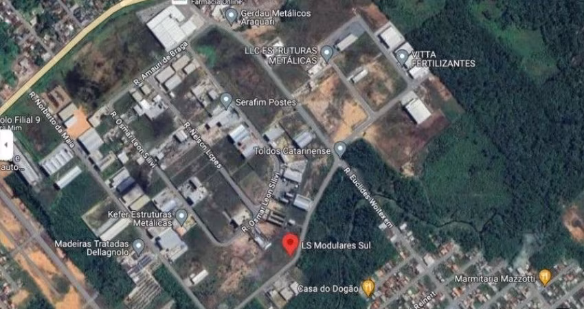 Terreno em Condomínio Industrial em Araquari