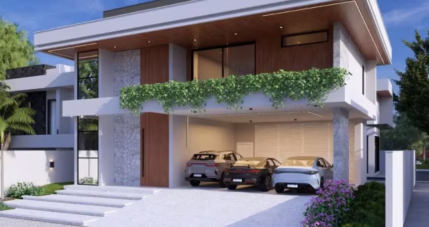 Residência de alto padrão em construção dentro de condomínio no pirabeiraba