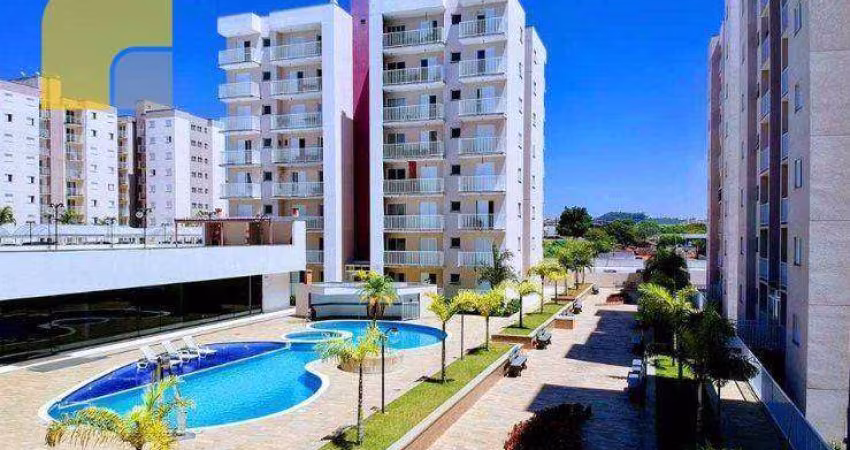 Apartamento com 2 dormitórios para alugar, 54 m² por R$ 2.600,27/mês - Jardim São Lourenço - Bragança Paulista/SP