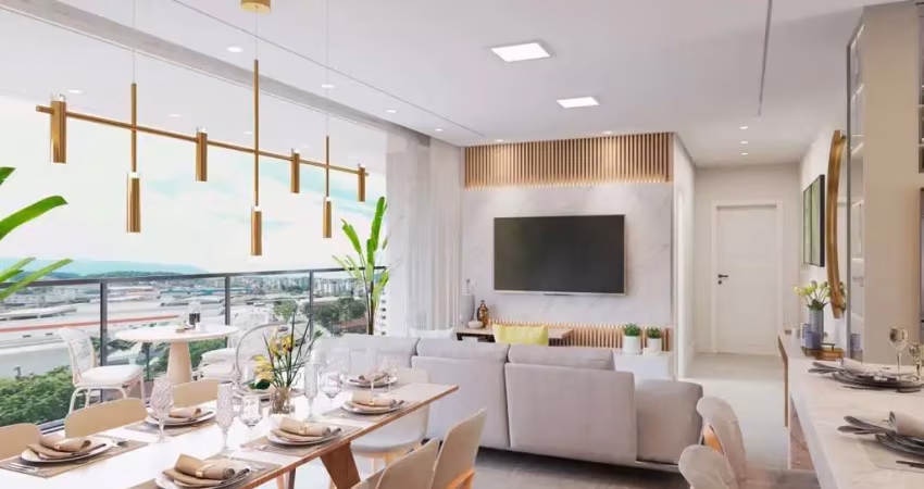 Apartamento para venda em joinville, américa, 3 dormitórios, 3 suítes, 3 banheiros, 2 vagas