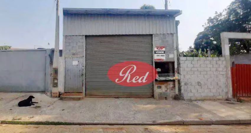 Salão comercial com residencia no fundos  à venda, 246 m² por r$ 450.000 - chácaras ceres - suzano/sp