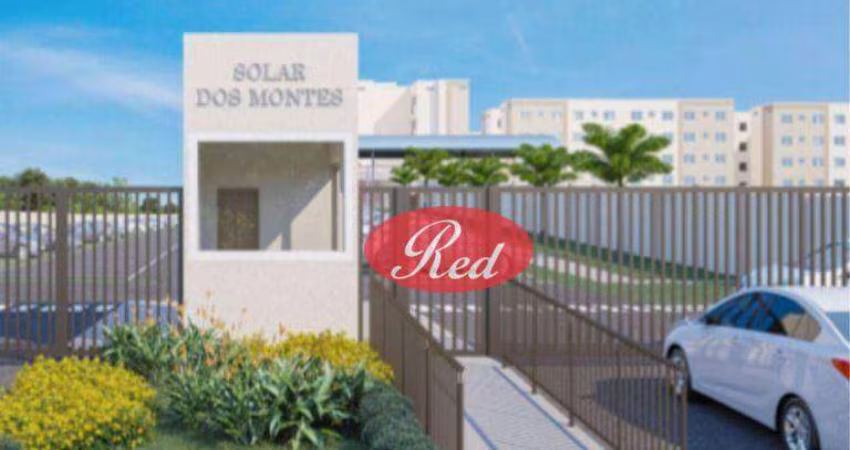 Solar dos Montes. Apartamento com 2 dormitórios à venda, 42 m² por R$ 235.000 - Chácara Estância Paulista - Suzano/SP