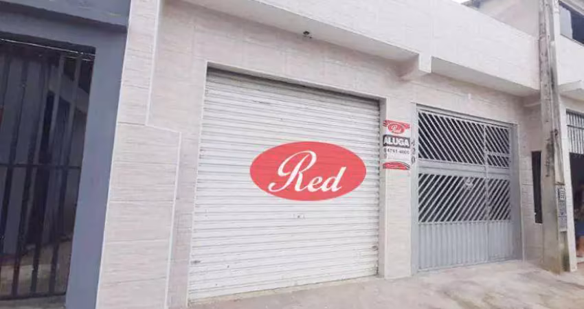 Salão para alugar, 100 m² por r$ 1.000,00/mês - vila augusta - itaquaquecetuba/sp