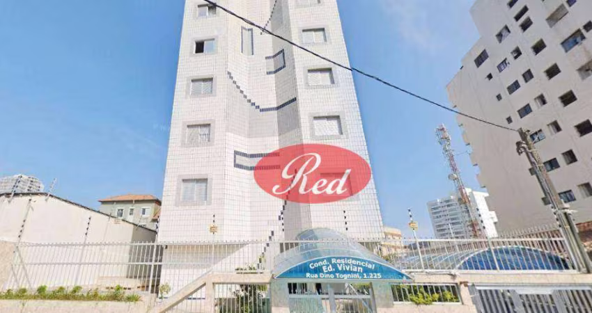 Apartamento com 1 dormitório à venda, 50 m² por R$ 320.000 - Caiçara - Praia Grande/SP