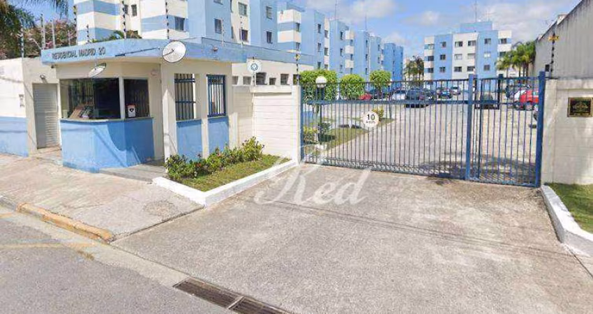 Apartamento com 2 dormitórios para alugar, 54 m² por R$ 1.524,00/mês - Vila Urupês - Suzano/SP