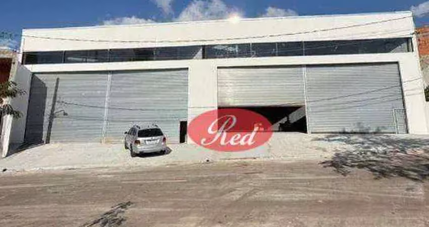 Galpão para alugar, 295 m² por r$ 8.000,00/mês - chácara holiday - itaquaquecetuba/sp