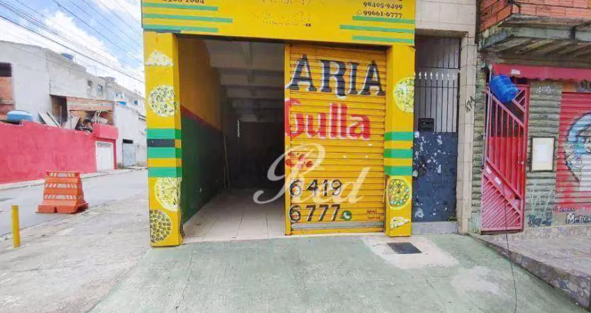 Salão para alugar, 100 m² por r$ 1.600,00/mês - cidade kemel - ferraz de vasconcelos/sp