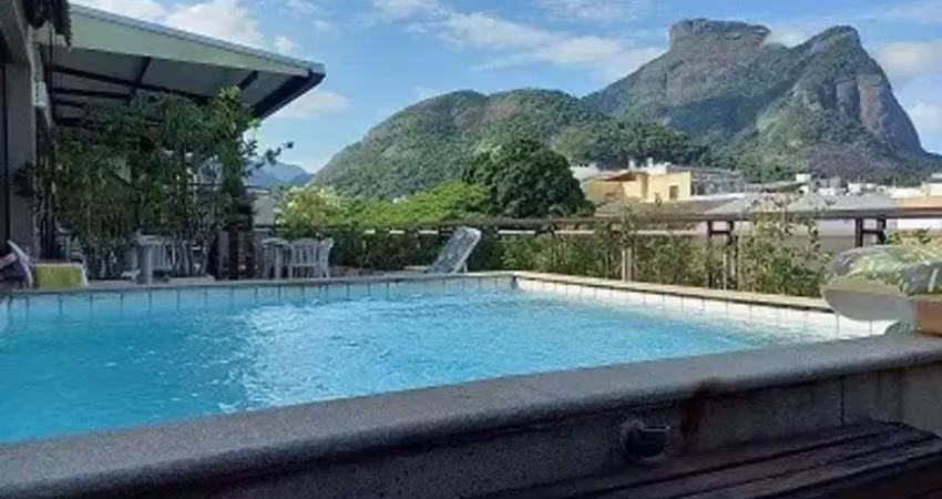 Cobertura linear 400 m2 com 5 quartos piscina churrasqueira varandão jardim oceânico barra da tijuc