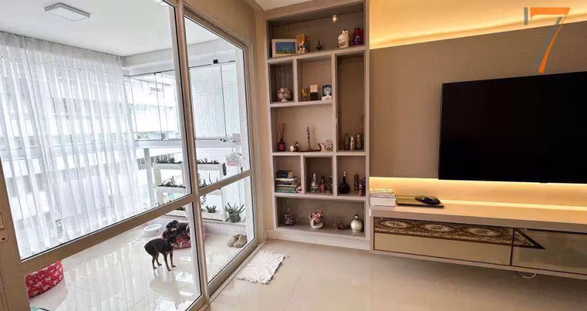 Apartamento com 3 dormitórios à venda, 96 m² por r$ 1.300.000,00 - balneário - florianópolis/sc