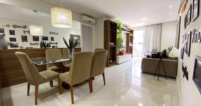 Apartamento com 3 dormitórios à venda, 101 m² por R$ 780.000,00 - Barreiros - São José/SC