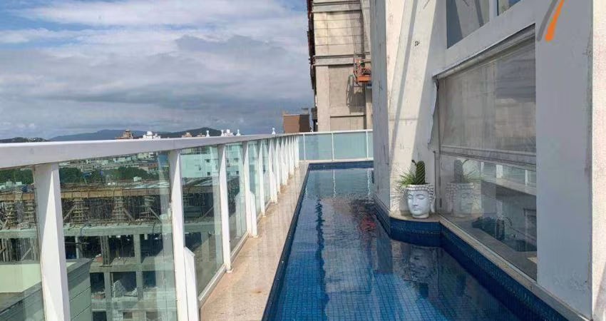 Cobertura com 3 dormitórios para alugar, 200 m² por R$ 8.115,83/mês - Cidade Universitária Pedra Branca - Palhoça/SC