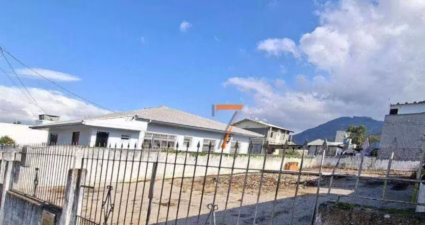 Terreno para alugar, 300 m² por r$ 5.000,00/mês - centro - biguaçu/sc