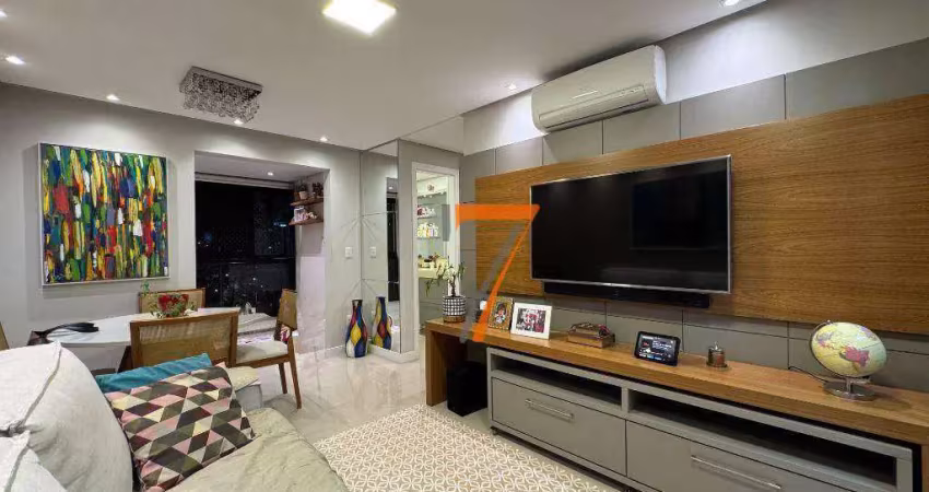 Apartamento com 2 dormitórios à venda, 68 m² por r$ 649.000,00 - barreiros - são josé/sc