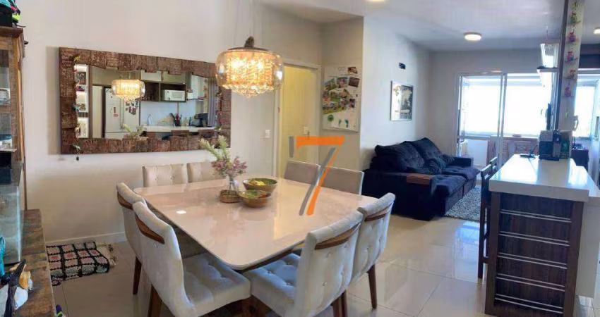 Apartamento com 3 dormitórios à venda, 97 m² por R$ 920.000,00 - Barreiros - São José/SC