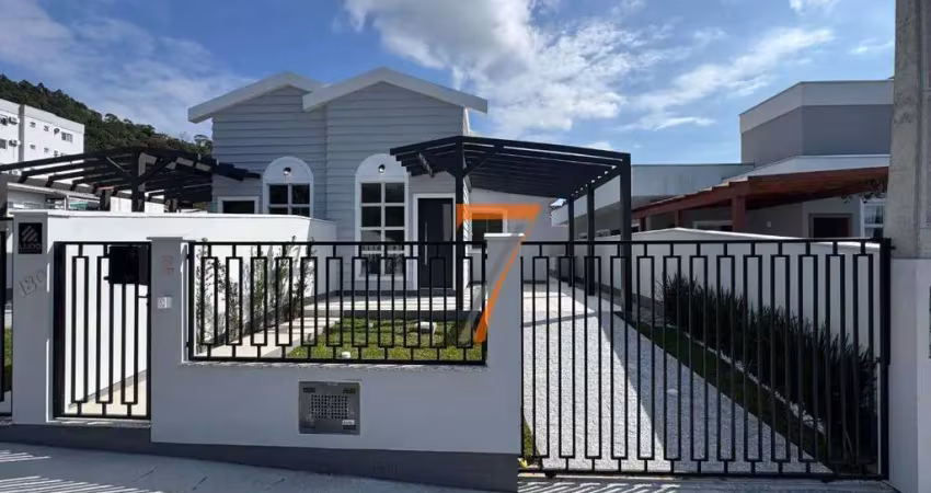 Casa com 3 dormitórios à venda, 80 m² por r$ 567.000,00 - fundos - biguaçu/sc