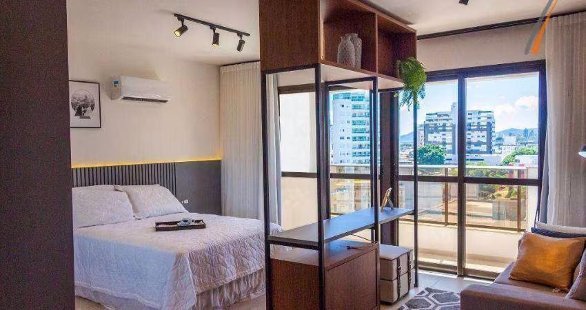 Studio com 1 dormitório para alugar, 48 m² por R$ 4.417,00/mês - Coqueiros - Florianópolis/SC