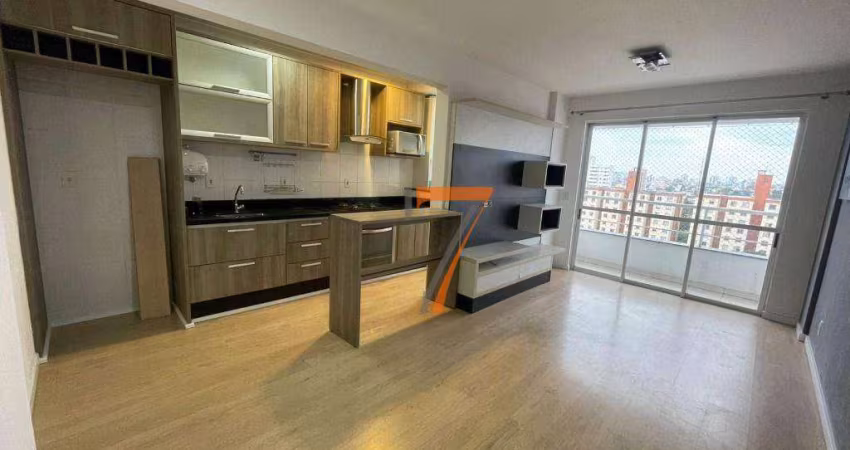 Apartamento com 2 dormitórios para alugar, 50 m² por R$ 3.264,51/mês - Ipiranga - São José/SC