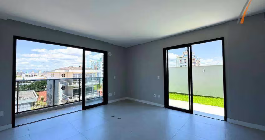 Apartamento com 1 dormitório para alugar, 75 m² por r$ 4.601,24/mês - coqueiros - florianópolis/sc
