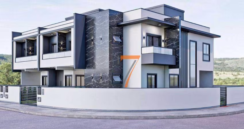 Sobrado com 3 dormitórios à venda, 112 m² por R$ 595.000,00 - Sertão do Maruim - São José/SC