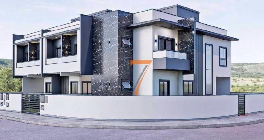 Sobrado com 3 dormitórios à venda, 111 m² por R$ 670.000,00 - Sertão do Maruim - São José/SC
