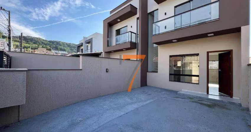 Casa com 2 dormitórios à venda, 90 m² por r$ 600.000,00 - ipiranga - são josé/sc
