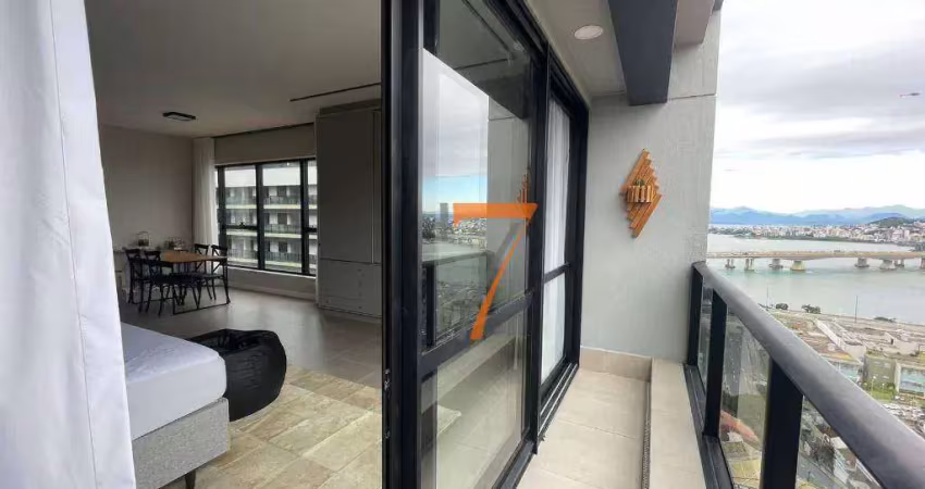 Studio com 1 dormitório para alugar, 64 m² por r$ 8.157,19/mês - centro - florianópolis/sc