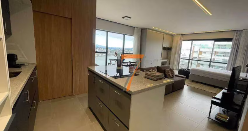 Studio com 1 dormitório para alugar, 64 m² por r$ 7.657,19/mês - centro - florianópolis/sc
