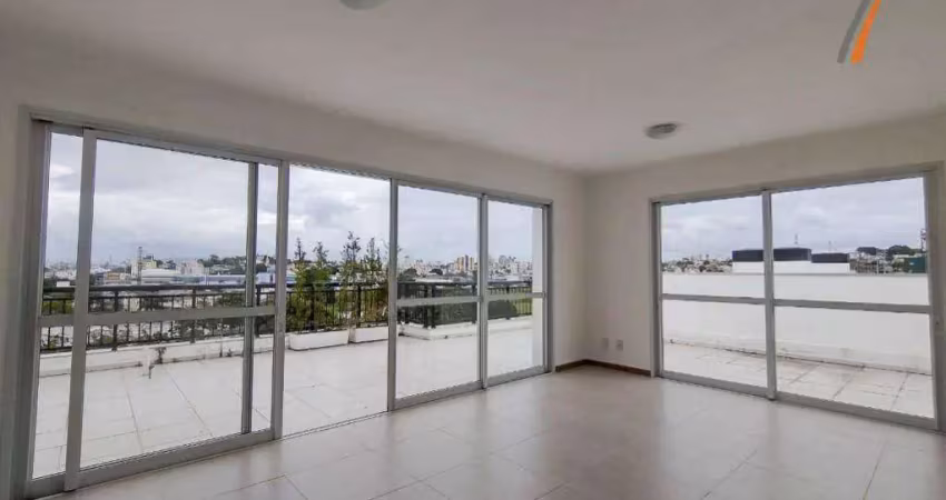 Cobertura com 3 dormitórios para alugar, 190 m² por r$ 9.221,33/mês - abraão - florianópolis/sc