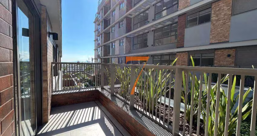Apartamento garden mobiliado , 60 m² por r$ 950.000 - estreito - florianópolis/sc