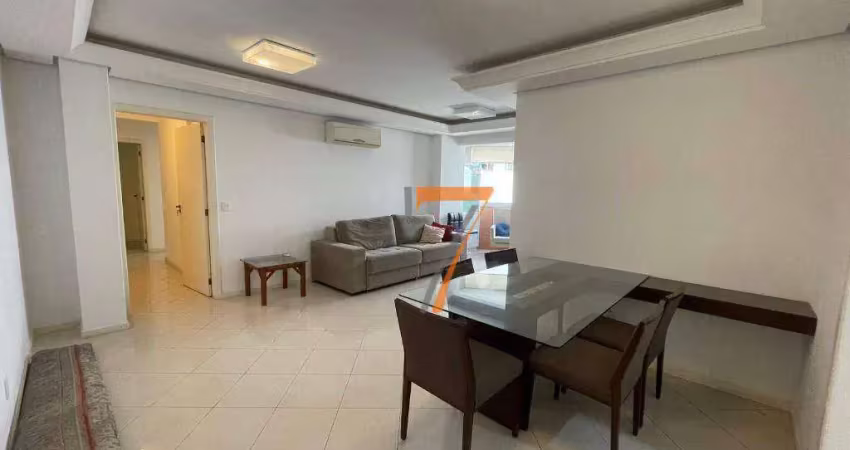 Apartamento com 3 dormitórios para alugar, 114 m² por r$ 7.264,36/mês - coqueiros - florianópolis/sc