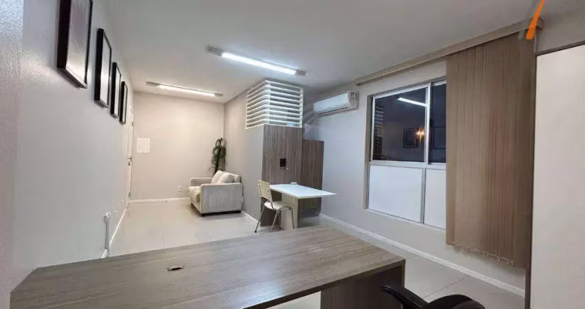 Sala para alugar, 30 m² por r$ 1.853,00/mês - estreito - florianópolis/sc