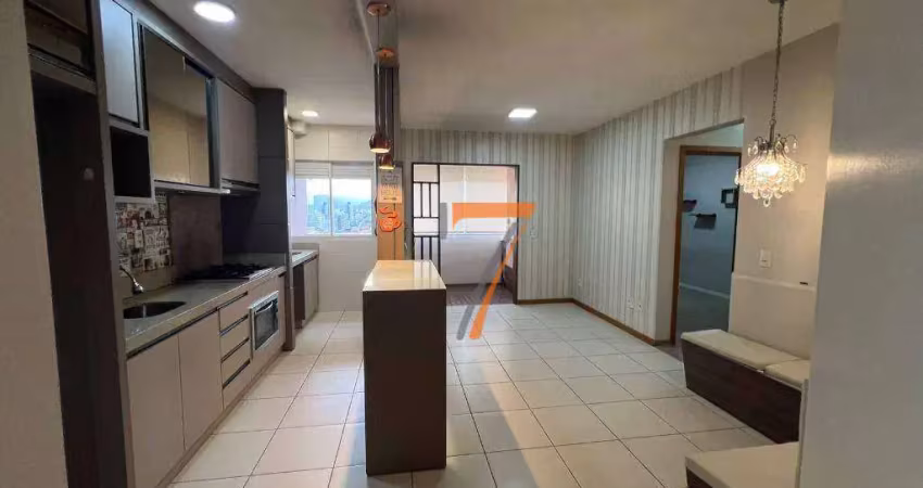 Apartamento com 2 dormitórios para alugar, 63 m² por r$ 3.057,00/mês - cidade de florianópolis - são josé/sc