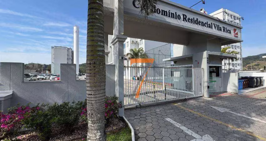 Apartamento mobiliado – 2 dormitórios – rio caveiras biguaçu – r$350.000