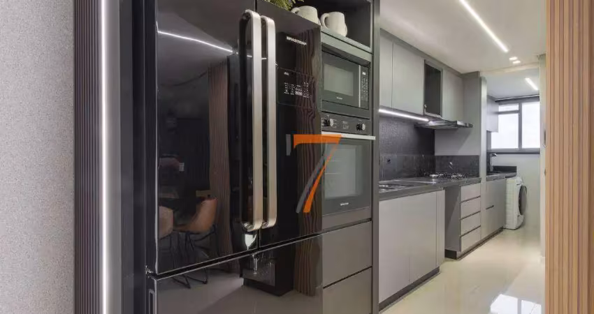 Apartamento com 2 dormitórios à venda, 89 m² por r$ 730.000 - praia joão rosa - biguaçu/sc